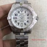 Low Price Replica Breitling Avenger II Seawolf Watch Stainless Steel White Dial